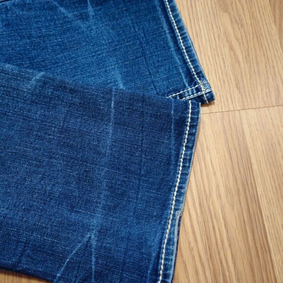 Silver Jeans AIKO Bootcut Denim Embroidered Med Wash Womens 30x32 Tag (28x33) - Picture 16 of 16